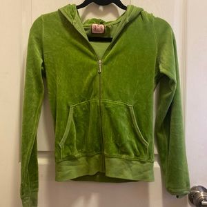 Juicy Couture velour zip up jacket
